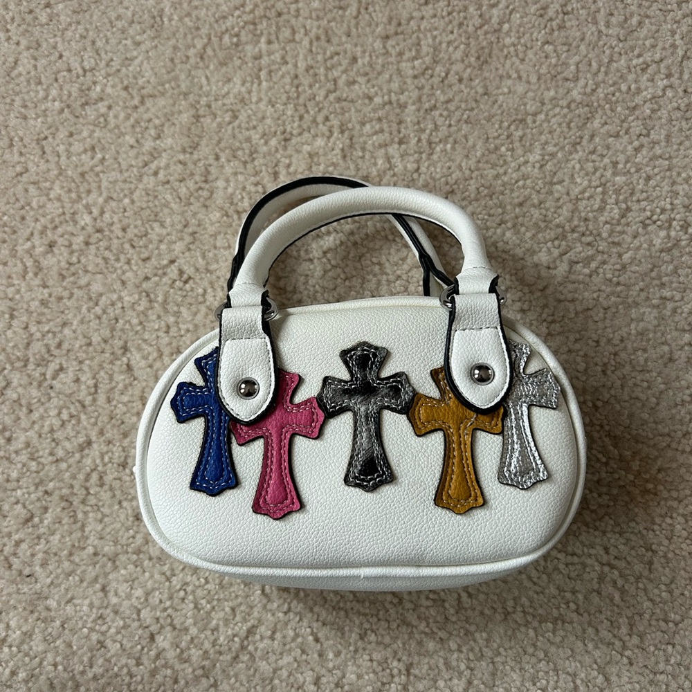 Mini Y2K White Handbag